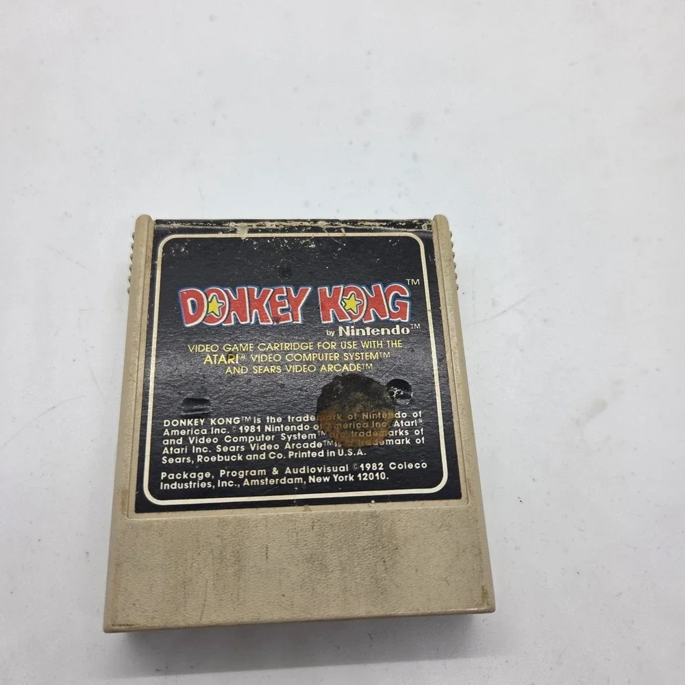 VTG Donkey Kong Atari 2600 Video Game‎ Cartridge Coleco 1982 Tested
